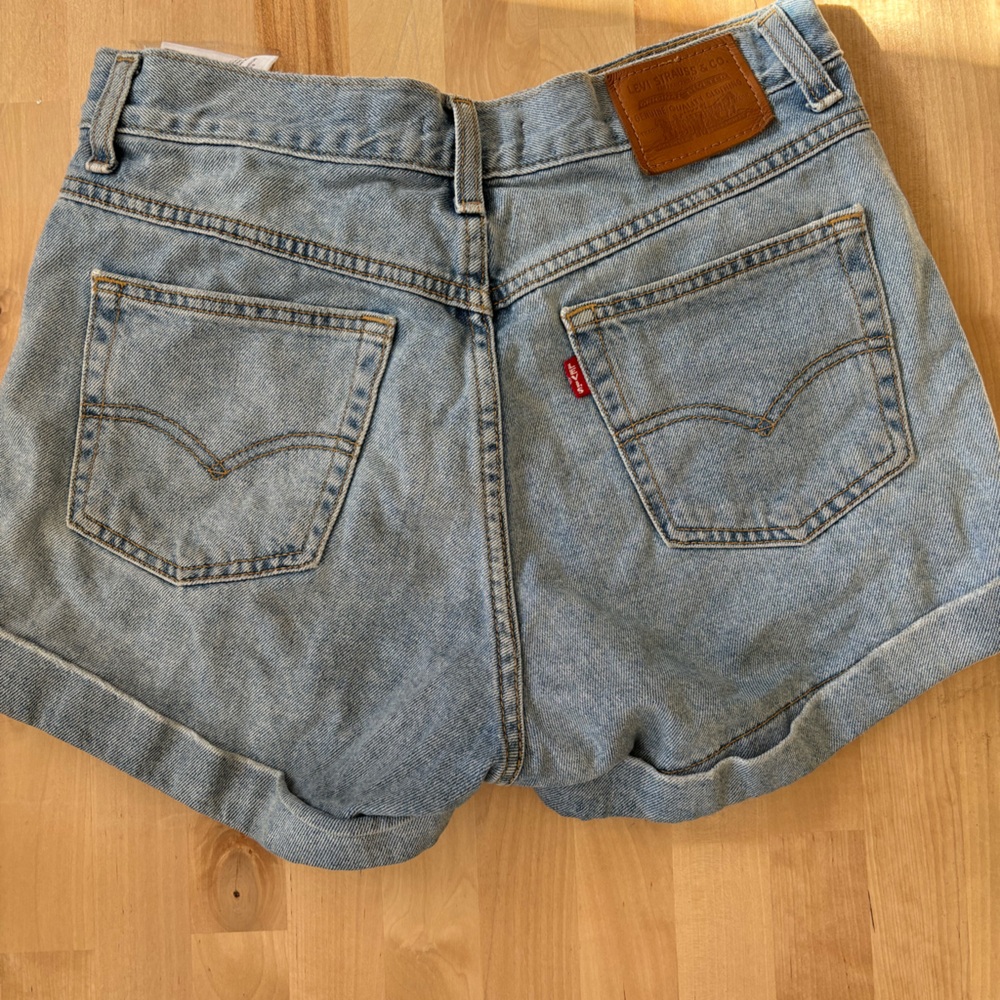 Levi A- Line Shorts Cuffed